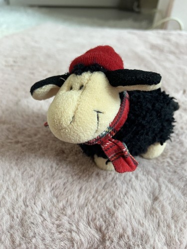 Stofftier schwarz schaf jolly - stofftier,