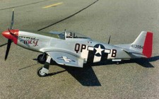 NORTH AMERICAN P-51D Mustang (Spannweite 1753 mm). Modellbauplan