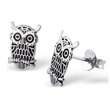 Ohrstecker Eulen 925 Silber