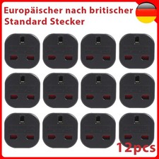12 Stück Reiseadapter UK