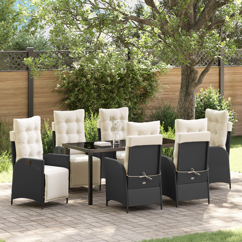 Poly rattan lounge outdoor - rattan,