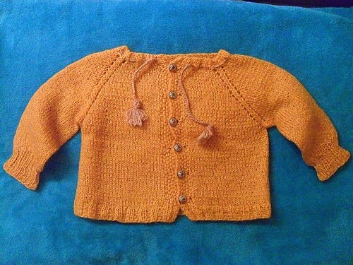 Mädchenjacke selbstgestrickt