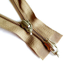 Reißverschluss ERDE BRAUN teilbar 2-Wege Nylon Größe 5 YKK  cipzár 