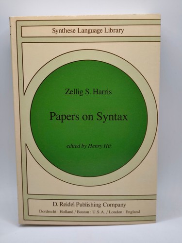 Papiere auf syntax zellig - auf, s