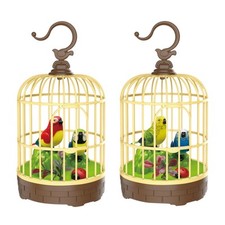 Powertrc Singing & Chirping Bird in Cage Realistic Sounds & Movements, Sound