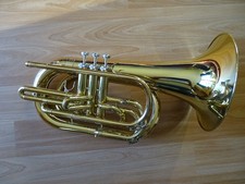 Basstrompete in Bb (Marching Baritone), inklusive Koffer und Mundstück