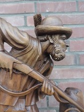 JÄGER AUF DER JAGD HOLZFIGUR