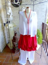 4045 DEJA VU weiß kurze Bluse