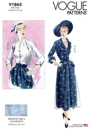 Schnittmuster vogue 1863 - vogue,