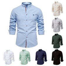 Herren Langarm Baumwolle