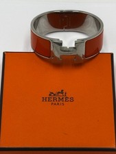 HERMES Armreif Emaille Orange Neuwertig