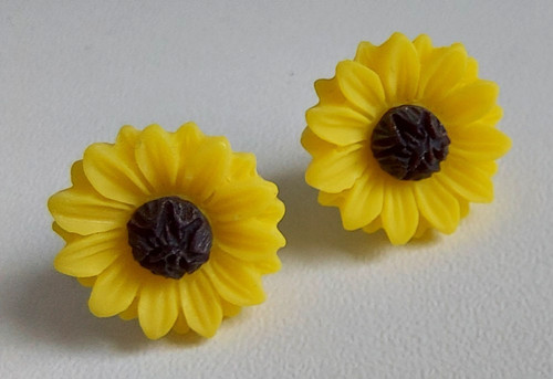 Ohrringe sonnenblume blume - sonnenblume,