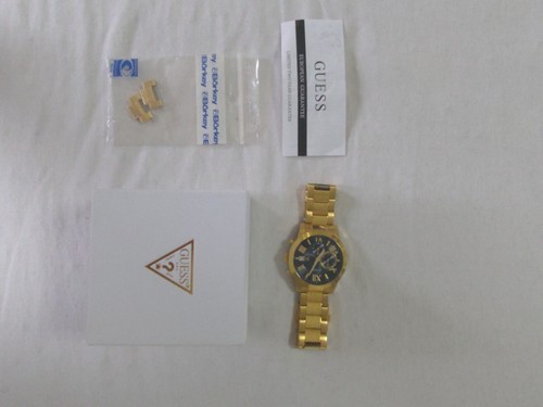 Guess dress chronograph gold - guess,