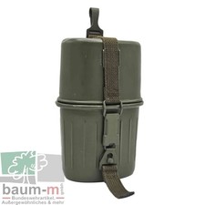 Feldflasche der Bundeswehr Alu 3-teilig oliv Bw Original Trinkflasche Wasser