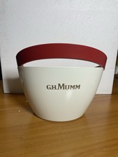 CHAMPAGNER EISHALTER GH MUMM ICE BUCKET GROSSER WERBEEIMER