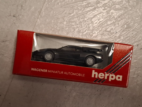 Ferrari testarossa schwarz - ferrari, testarossa,