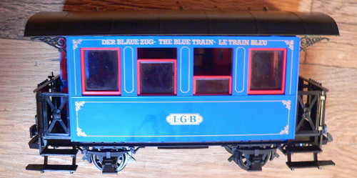 Lgb blauer personenwagen aus - lgb,