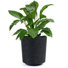 Blumentopf in Textil-Optik ø