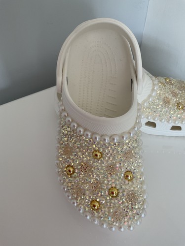 Crocs pearl gold strass - crocs, ab