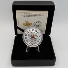 Kanada 2025 Silber 20 Dollar PP Vielfalt - Stärke und Reichtum Proof Canada