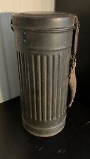 Alte Militär Gasmasken Büchse ohn Maske ohne Gurte Deutsches Reich 1-2WK 28x13cm