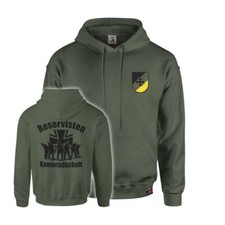 Hoodie oliv Wappen Deustchland