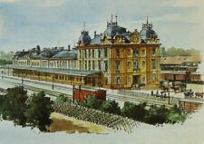 166-Ansichtskarte Plauen Bahnhof um 1900 Vogtland Sachsen Eisenbahn Verkehr 