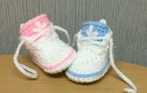 Häkel babyschuhe handarbeit - häkel,