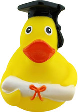 Akademiker Quietscheente mit