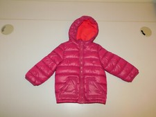 gefütterte Jacke / Winterjacke Gr. 74 / 80 pink sehr guter Zustand