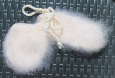 Langhaar  Mohair Peniswärmer  Willywarmer Williwärmer Puh natur weiß