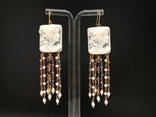 Ohrringe Damen Kamee Anhänger