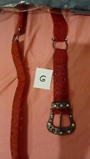 1 schöner-Gürtel-rot-Metallschnalle-Strass-ca.-105cm-NEU-UNGETRAGEN-OVP-H