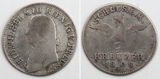 Preußen/Schlesien 9 Kreuzer 1808 G (Glatz) Billon Friedrich Wilhelm III. selten