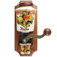 Wandkaffeemühle handbetriebene Kaffeemühle Wandmühle Handmühle Wand-Deko Keramik