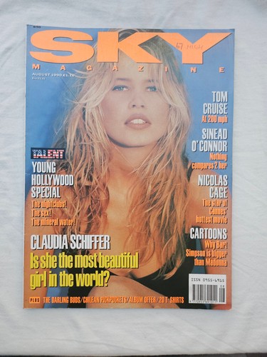 Sky magazine august 1990 - magazine,