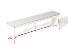 Nils Holger Moormann Langer Max Sitzbank Bank 180cm schwarz