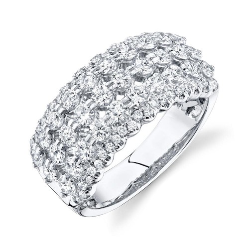 14k weißgold damen ringbreite - 14k,