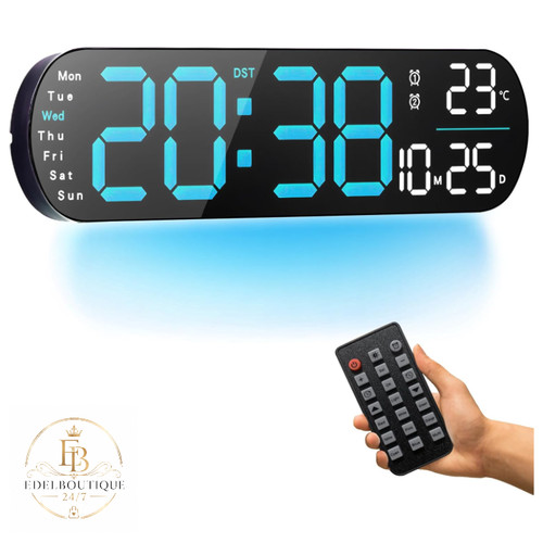 Digitale wanduhr zoll mit - digitale,