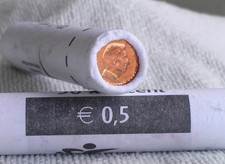 1 Euro Cent ROLLE 2002 - aus Luxemburg - 50 Münzen - ERSTAUSGABE