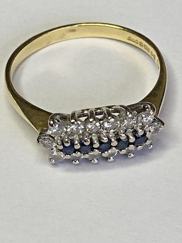 Goldring mit diamanten und - goldring,