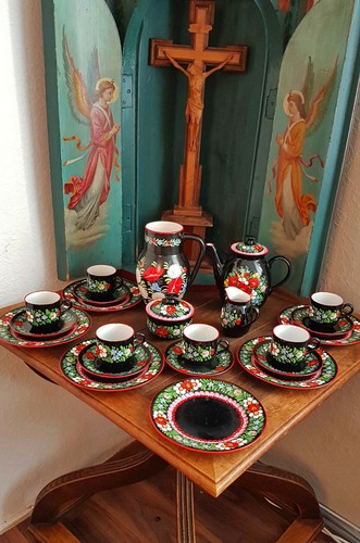 Kaffee tee service schwarz - kaffee,
