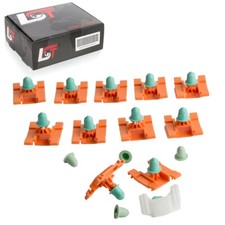 12 Clips + Tüllen SET