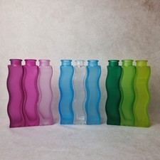 IKEA Skämt Vase aus blauem Glas - skandinavisches Design 2000er Jahre