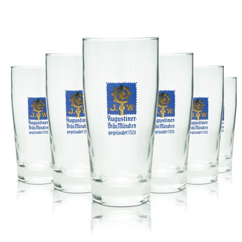 Augustiner bierglas 3l - 6x,