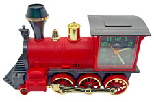Dampflok Tischuhr Eisenbahn mit SOUND-Funktionen Wecker Meister Anker