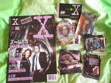 The X Files Vintage Magazin Set alte Packung 2 Karten Konvolut
