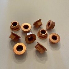 10 Stück Kupfermutter M8 SW12