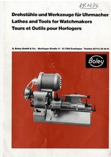 boley uhrmacherdrehbank