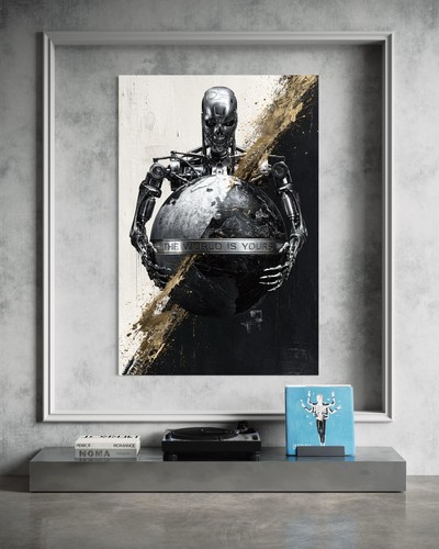 Terminator leinwand bild - terminator,